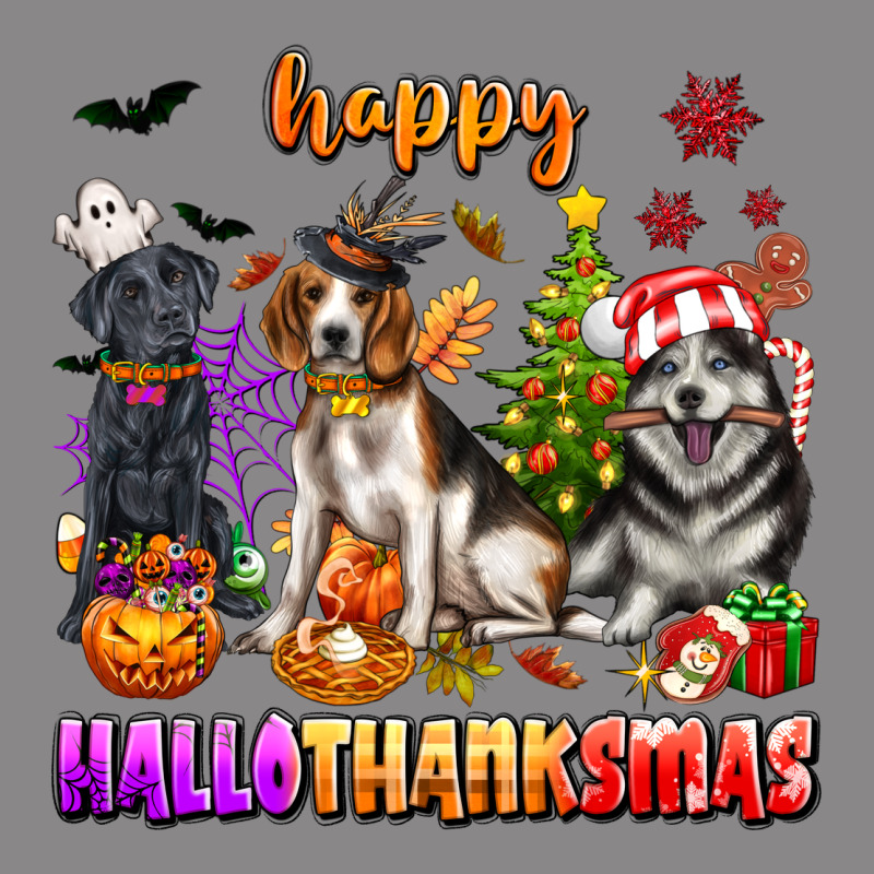 Happy Hallothanksmas Dogs Vintage Tee by texasbilliewilder | Teevron