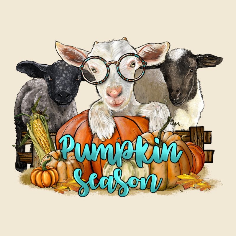 Pumpkin Season With Baby Sheeps And Goat Ladies Tee by LillyAllenDesigns | Teevron