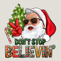Don't Stop Believing Santa Heavy Core Tee | Teevron