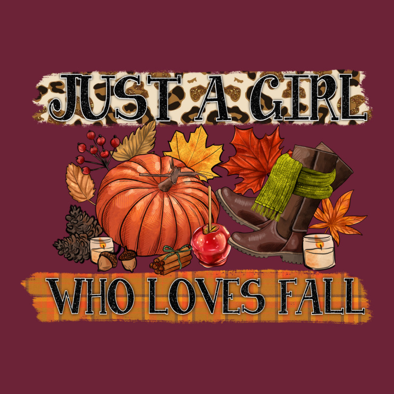 Just A Girl Who Loves Fall Long Sleeve Tee by CowGirlArtShop | Teevron
