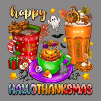 Happy Hallothanksmas Coffee Cups Vintage Tee | Teevron