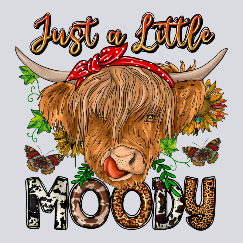 Just A Little Moody Zipper Hoodie by CowhideDigitalArt | Teevron