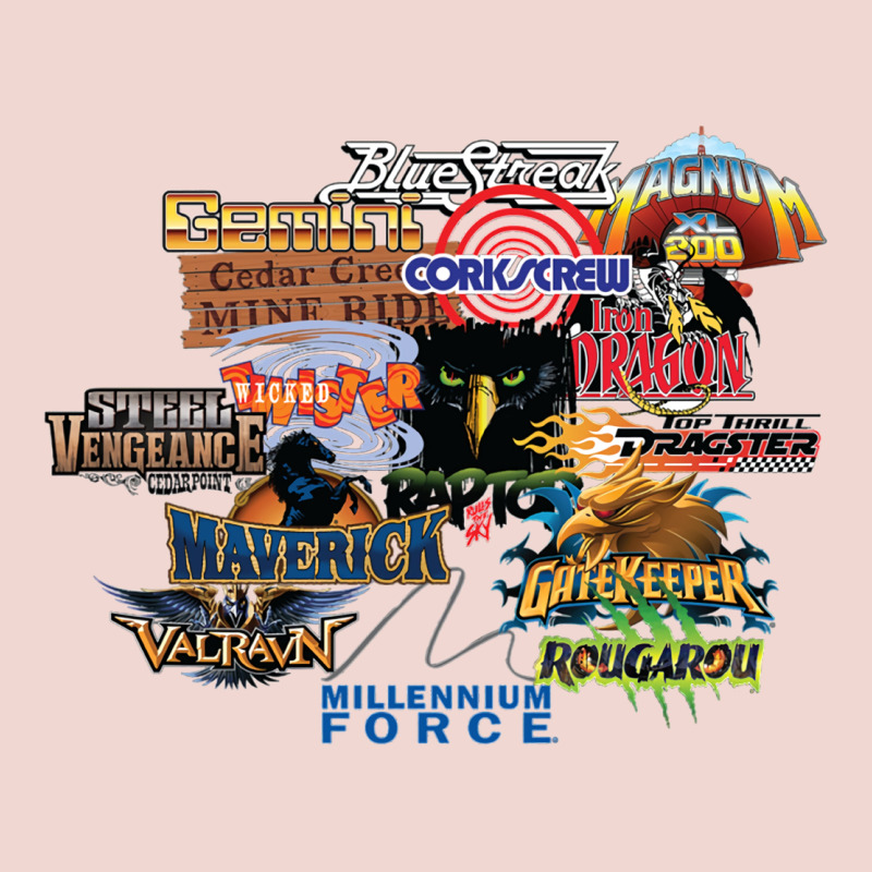 Cedar Point Roller Coaster  Designer Premium Sweatshirt by lanVoArt | Teevron