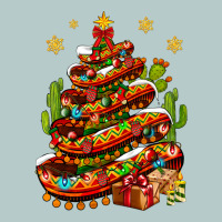 Christmas Feliz Navidad Sombrero Tree Heavy Core Tee | Teevron