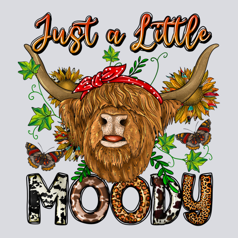 Just A Little Moody Zipper Hoodie by CowhideDigitalArt | Teevron