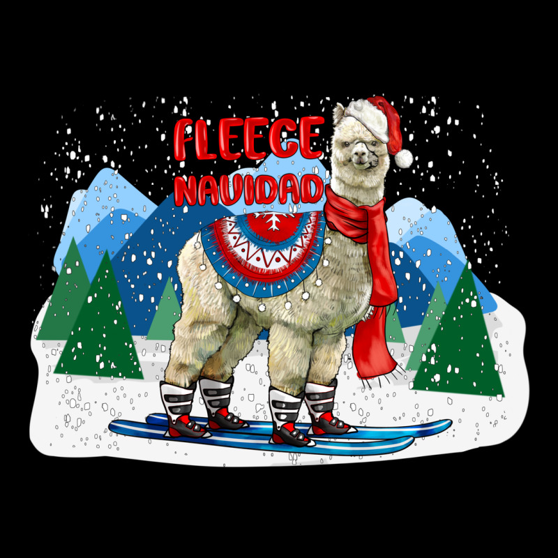 Fleece Navidad Alpaca Mountains Ladies Tee by LillyAllenDesigns | Teevron