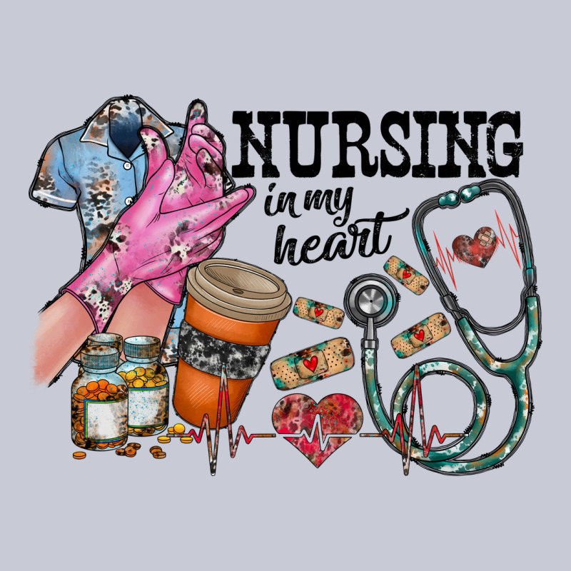 Nursing In My Heart Heavyweight Hoodie by RacoonDesign | Teevron