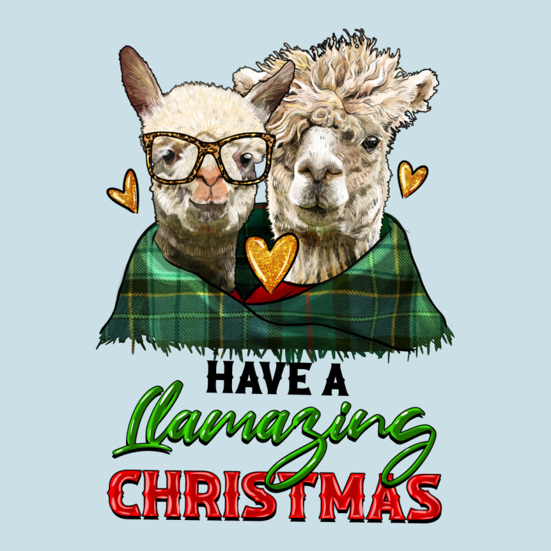 Have A Llamazing Christmas Alpaca Head Ladies Tee by LillyAllenDesigns | Teevron