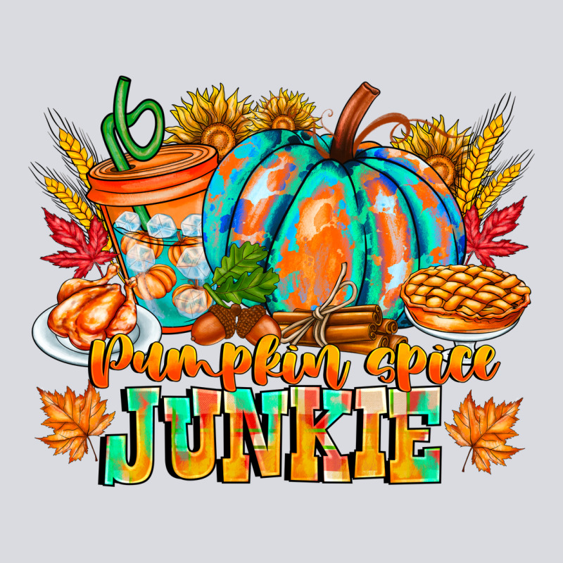 Pumpkin Spice Junkie Zipper Hoodie by CowhideDigitalArt | Teevron