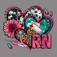Rn Registered Nurse Hearts Vintage Tee | Teevron