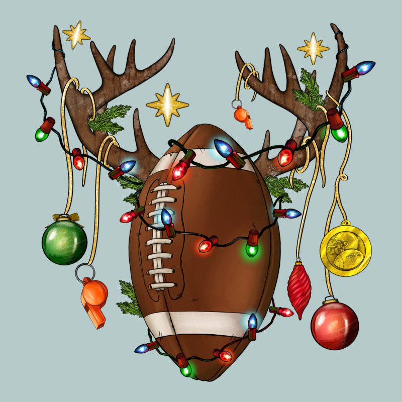 American Football Horn Christmas Heavy Core Tee by BundleAndBundleShop | Teevron