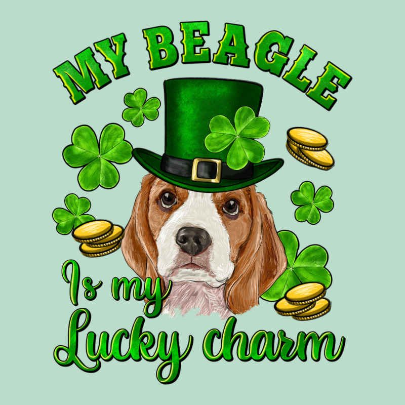 St.patricks Day My Beagle Is My Lucky Charm Premium Hoodie by RanaPortraitStore | Teevron
