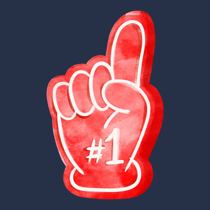Number One Foam Finger Premium Hoodie by FaDigitalArtStudio | Teevron