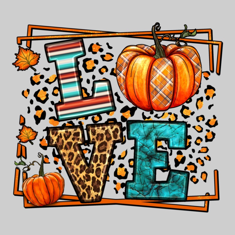 Fall Autumn Leopard Love Pumpkin Premium Tee by LillyAllenDesigns | Teevron