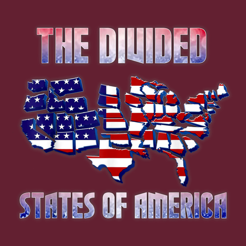 The Divided States Of America Political Humor Usa Map T Shirt Classic Tee by lanVoArt | Teevron