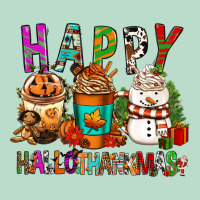 Happy Hallothankmas Coffee Cups Premium Hoodie | Teevron