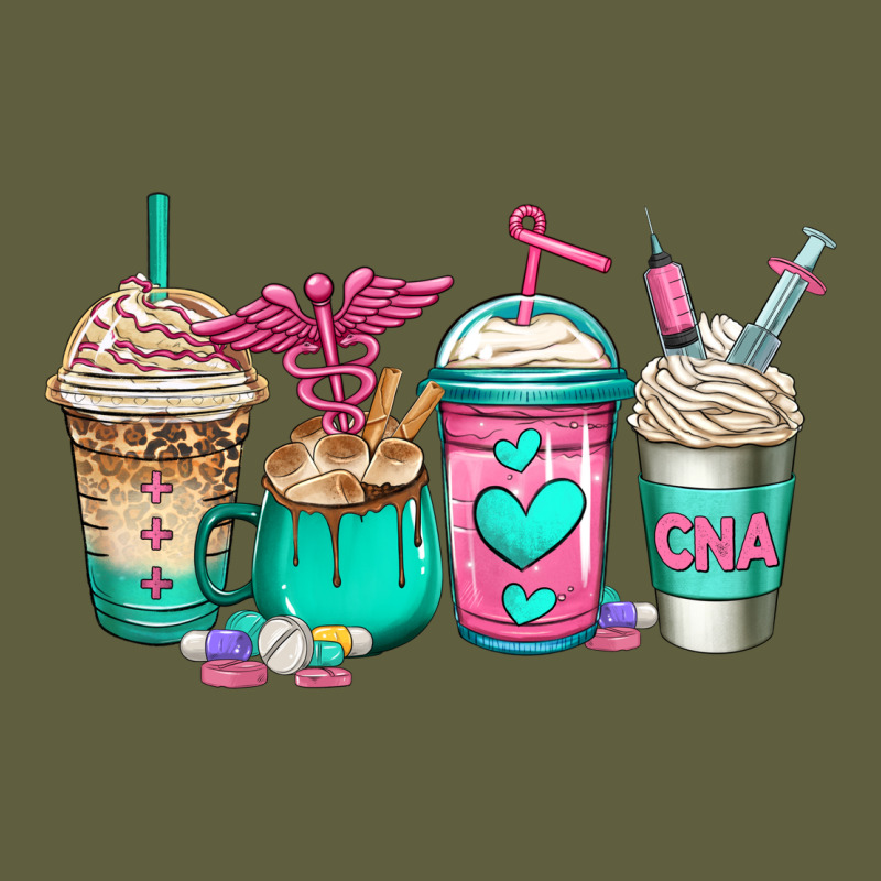 Cna Nurse Coffee Cups Vintage Tee by Jasminsmagicworld | Teevron
