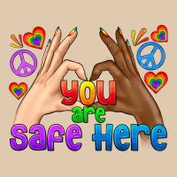 Lgbtq+ You Are Safe Here Heavyweight Sweatshirt | Teevron