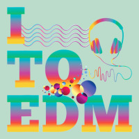 I Listen To Edm Rainbow Letters Dj Music Gift Premium Hoodie | Teevron