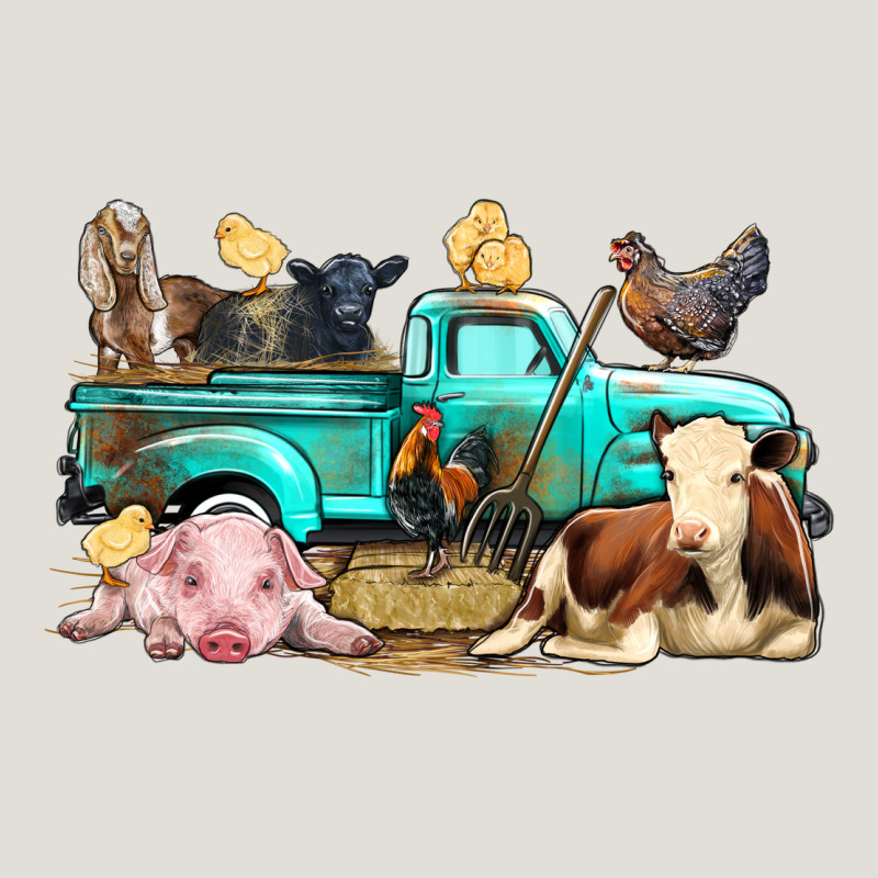 Farm Animals Truck Heavy Core Tee by BundleAndBundleShop | Teevron