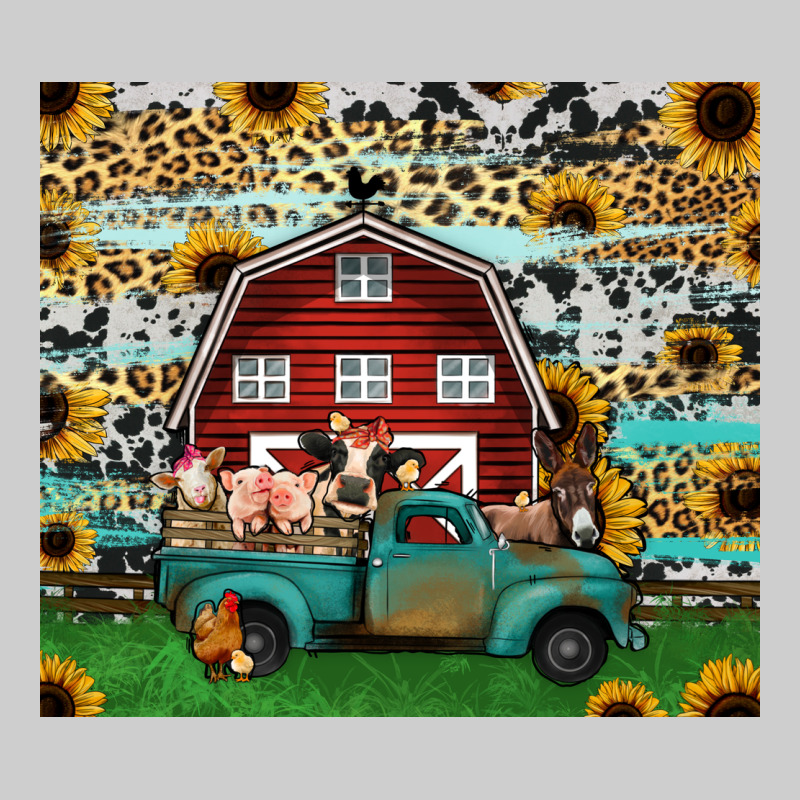 Farm Animals Red Barn Tumbler 20oz Premium Tee by Jasminsmagicworld | Teevron