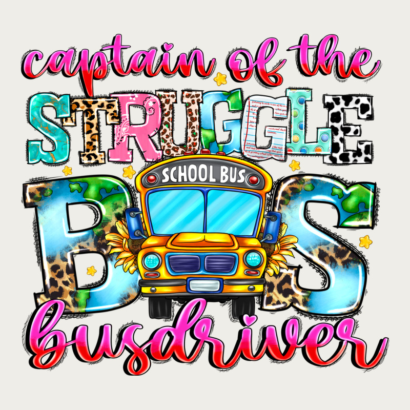 Captain Of The Struggle Bus Bus Zipper Hoodie by CowhideDigitalArt | Teevron