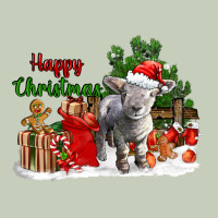 Happy Christmas Southdown Baby Sheep Ladies Tee | Teevron