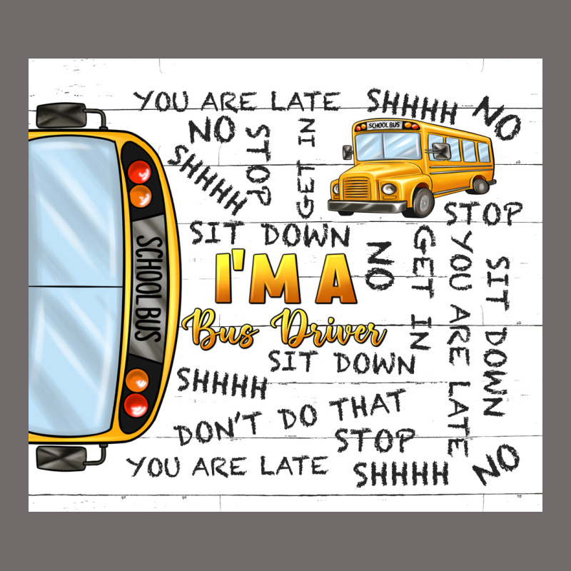 I'm A Bus Driver School Bus Urban Heavy Tee by TumblerDesignByShophia | Teevron