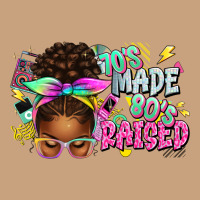 70's Made 80's Raised Afro Messy Bun Vintage Tee | Teevron