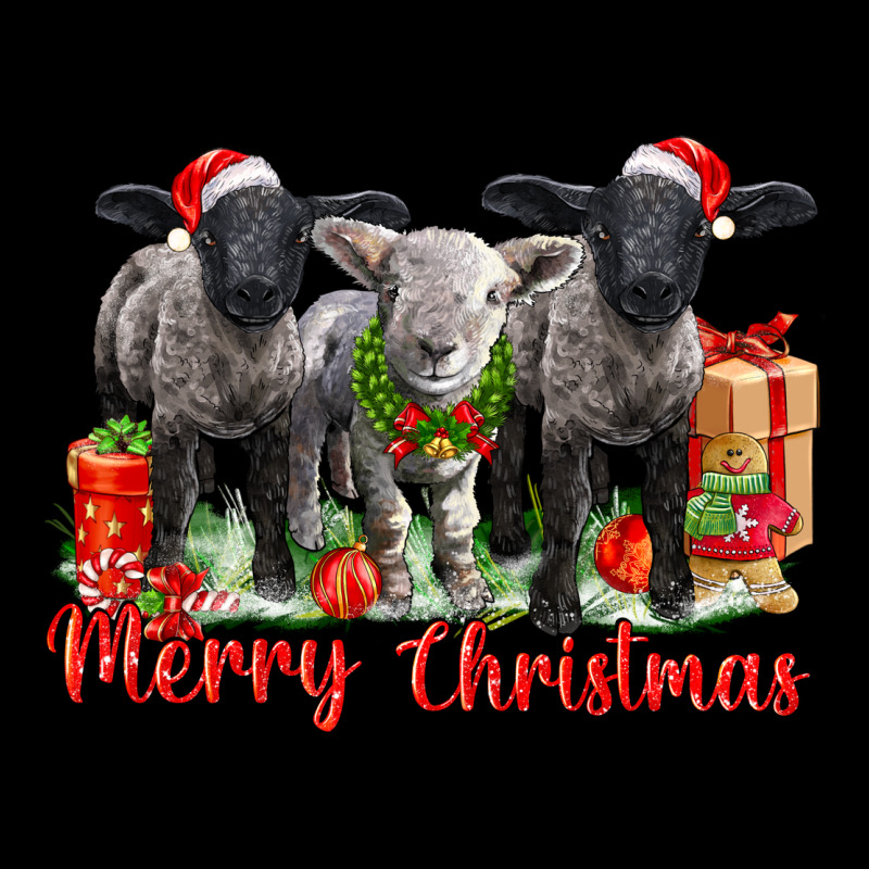 Merry Christmas Baby Sheeps Ladies Tee by LillyAllenDesigns | Teevron