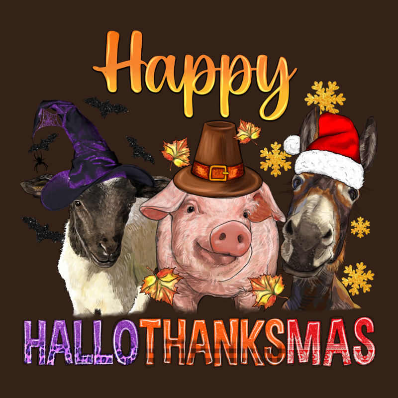 Happy Hallothanksmas Farm Animal Heavy Core Tee by BundleAndBundleShop | Teevron