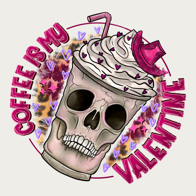 Coffee Is My Valentine Zipper Hoodie by CowhideDigitalArt | Teevron