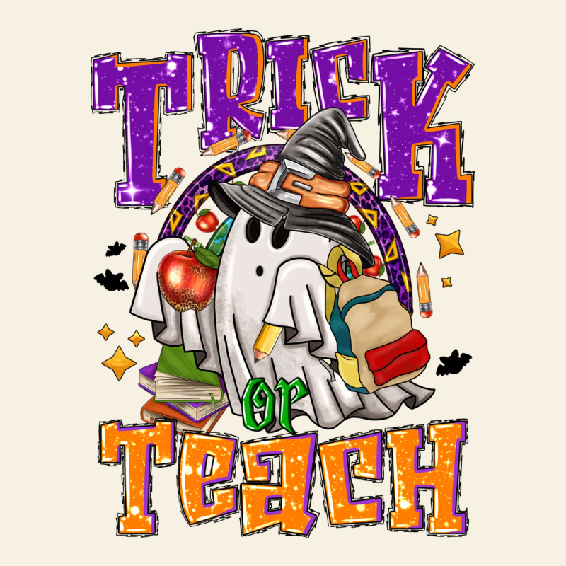 Trick Or Teach Halloween Vintage Tee by NancyCooperArtShop | Teevron