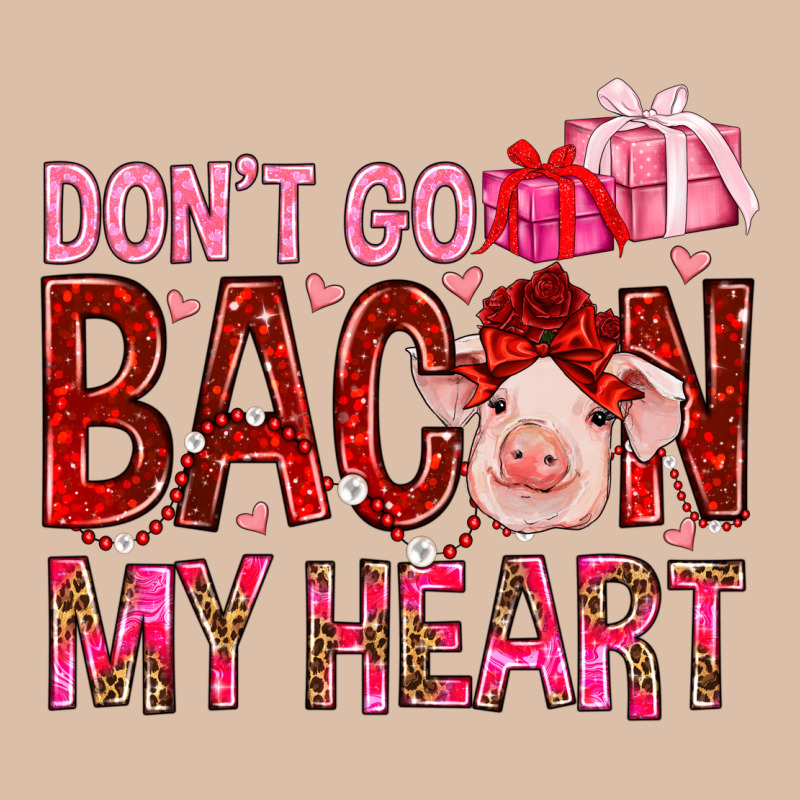 Don't Go Bacon My Heart Valentine's Day Urban Heavy Tee by HowdyJamesFarm | Teevron