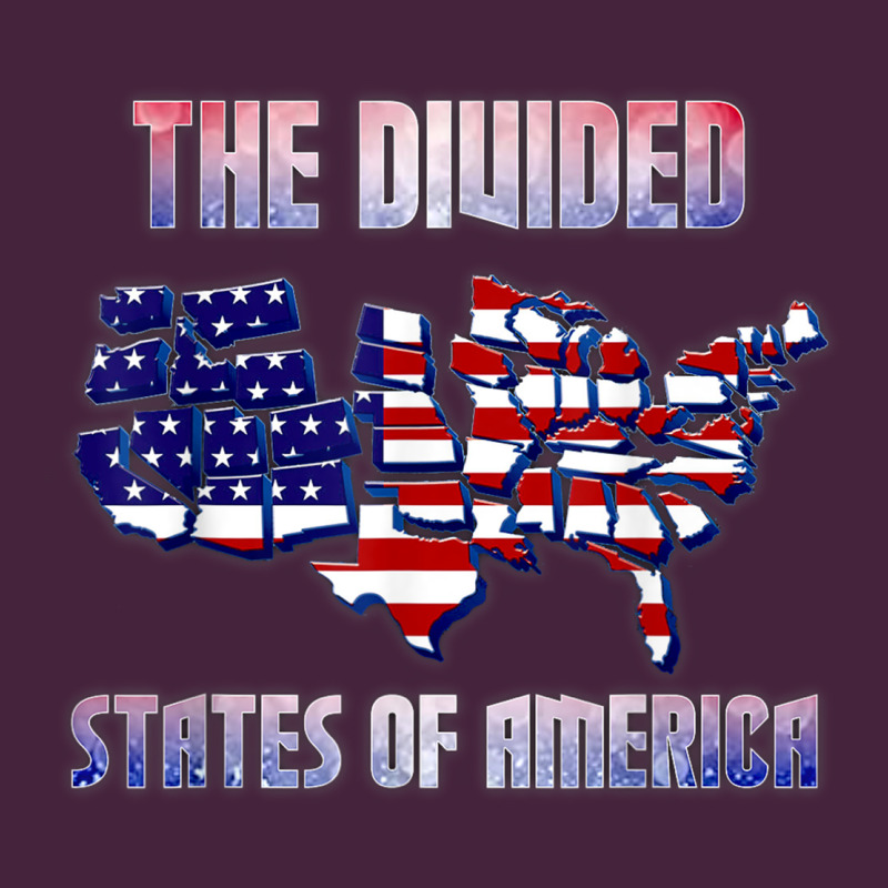 The Divided States Of America Political Humor Usa Map T Shirt Premium Tee by lanVoArt | Teevron
