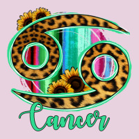 Cancer Zodiac Sign Sunflower Leopard Serape Ladies Tee | Teevron