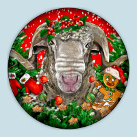 Christmas Rambouillet Sheep Ladies Tee | Teevron