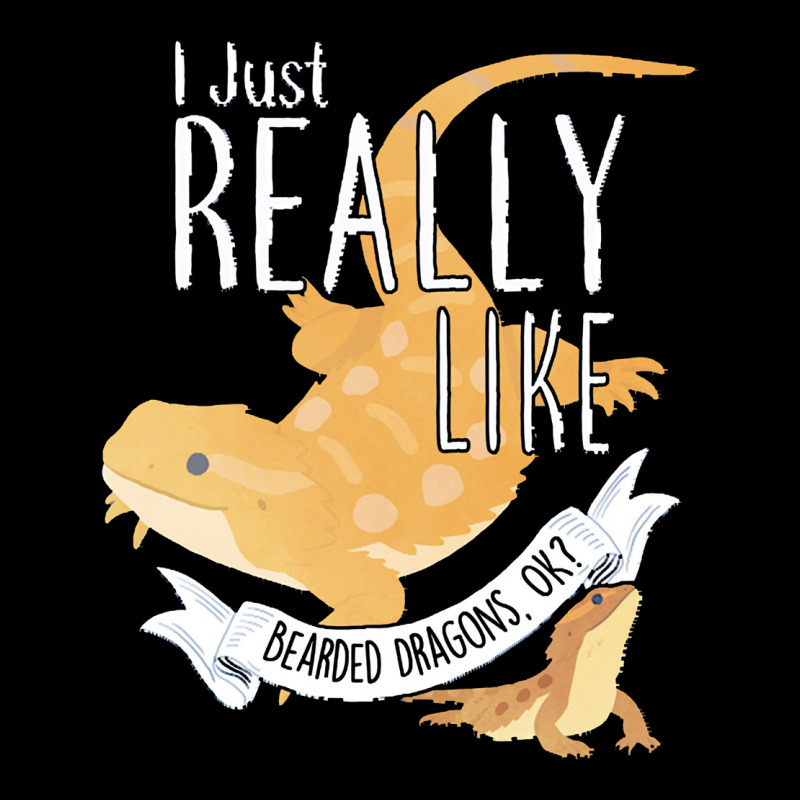 Bearded Dragons I Just Really Like Bearded Dragons Long Sleeve Tee by lanVoArt | Teevron