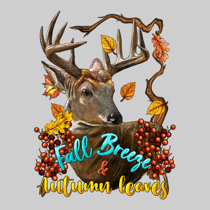 Fall Breeze And Autumn Leaves Deer Premium Tee by LillyAllenDesigns | Teevron