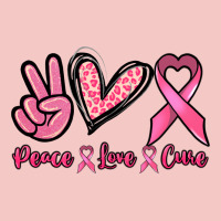 Peace Love Cure Cancer Awareness Urban Heavy Tee | Teevron