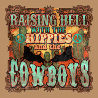 Raising Hell With The Hippies And The Cowboys Vintage Hoodie | Teevron