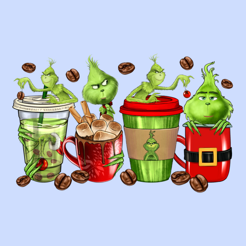 Grinch Coffee Cups Urban Heavy Tee by texasbilliewilder | Teevron