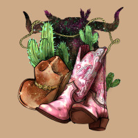 Cowgirl Boots Hat Horns Cactus Vintage Hoodie | Teevron