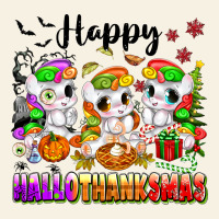 Happy Hallothanksmas Unicorns Vintage Tee | Teevron