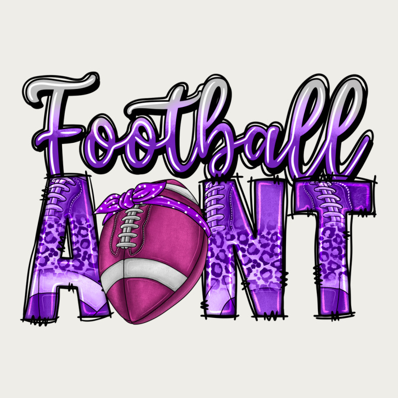 Football Aunt Zipper Hoodie by CowhideDigitalArt | Teevron