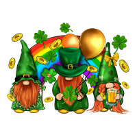 st. patricks  gnomies with rainbow | Teevron