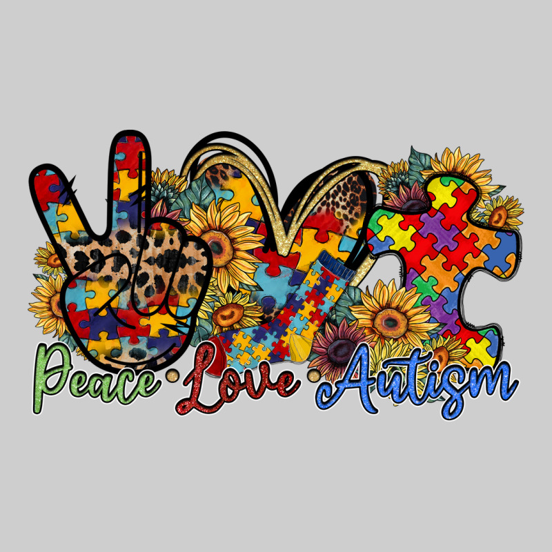 Peace Love Autism Premium Sweatshirt by RacoonDesign | Teevron