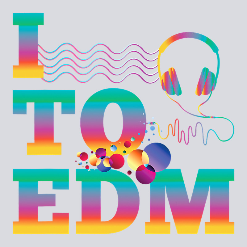 I Listen To Edm Rainbow Letters Dj Music Gift Zipper Hoodie by lanVoArt | Teevron