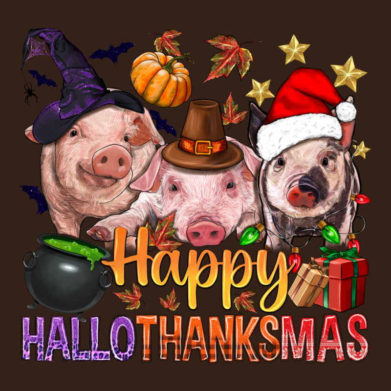 Happy Hallothanksmas Pigs Heavy Core Tee by BundleAndBundleShop | Teevron