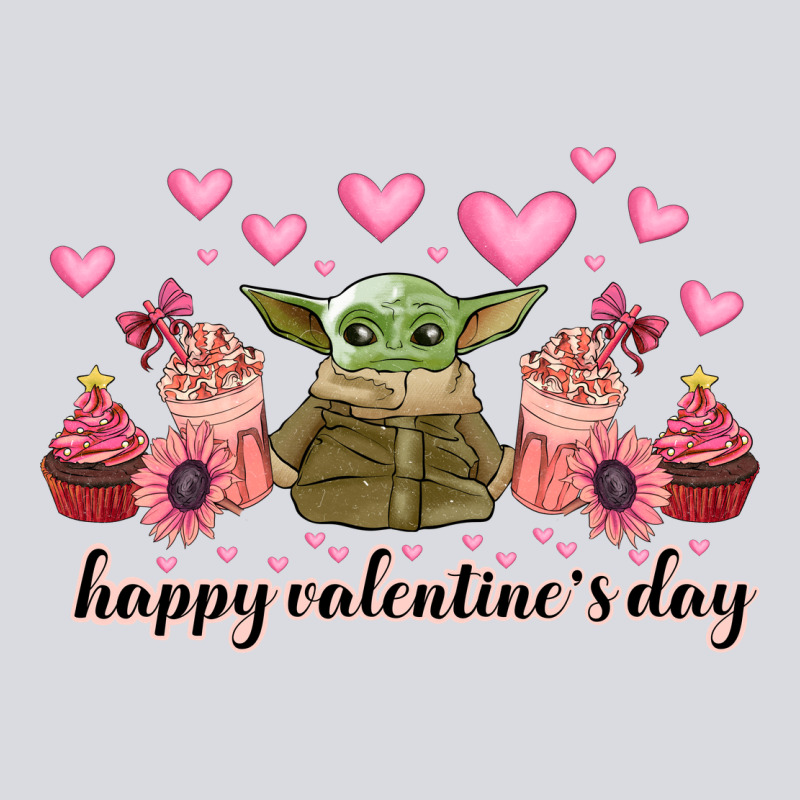 Happy Valentines Day Yoda Zipper Hoodie by CowhideDigitalArt | Teevron